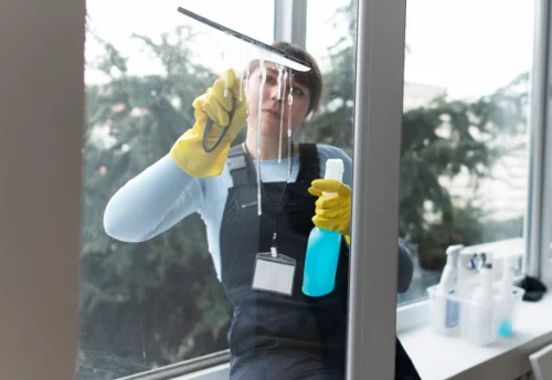 Nettoyage de vitres intérieures et extérieures à Saint-Denis-du-Maine